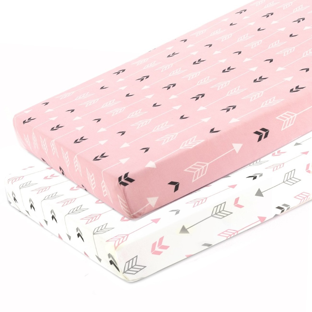 2 Pack Portable Mini Crib Sheets